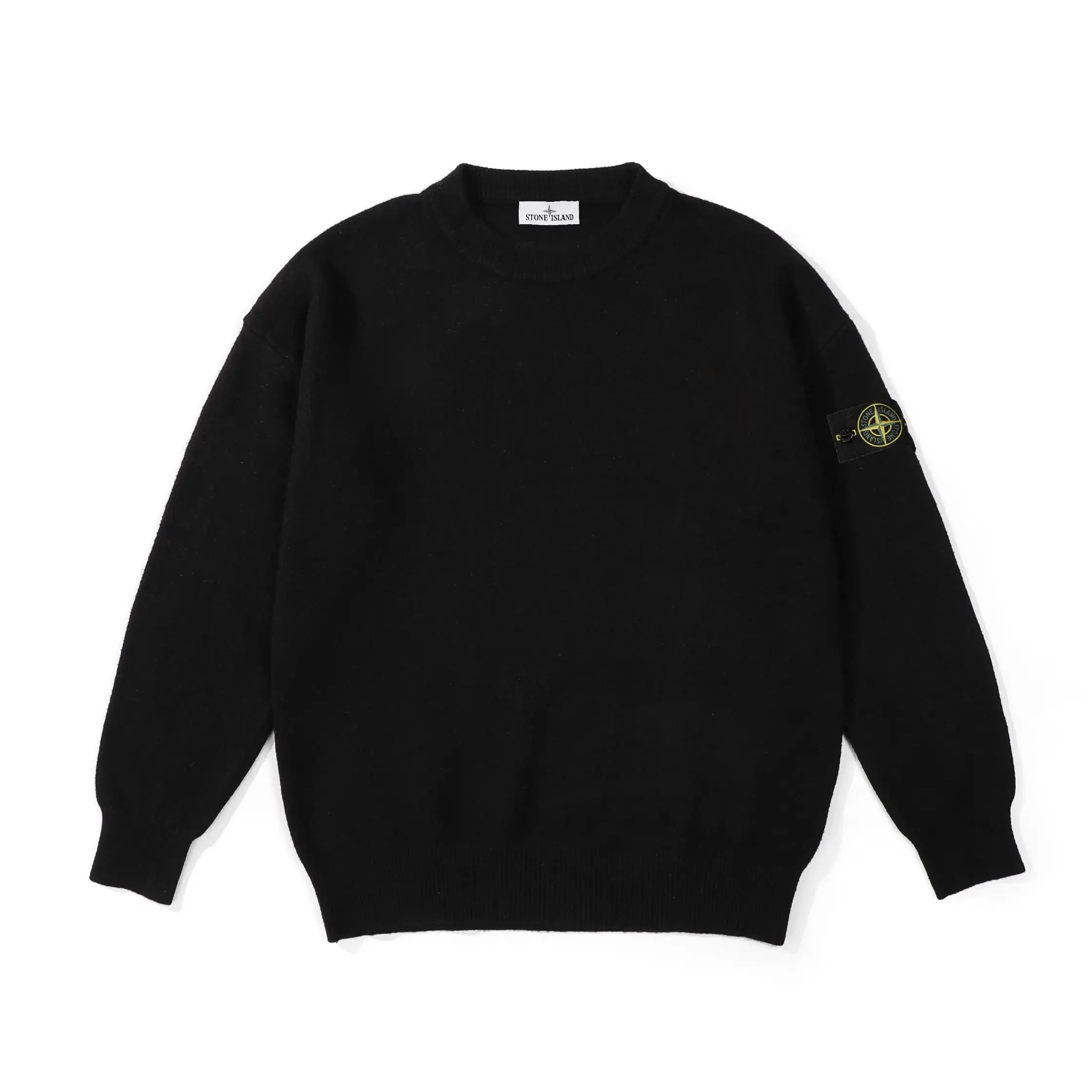 Stone Island Grey knitted cardigan 7518935245 2