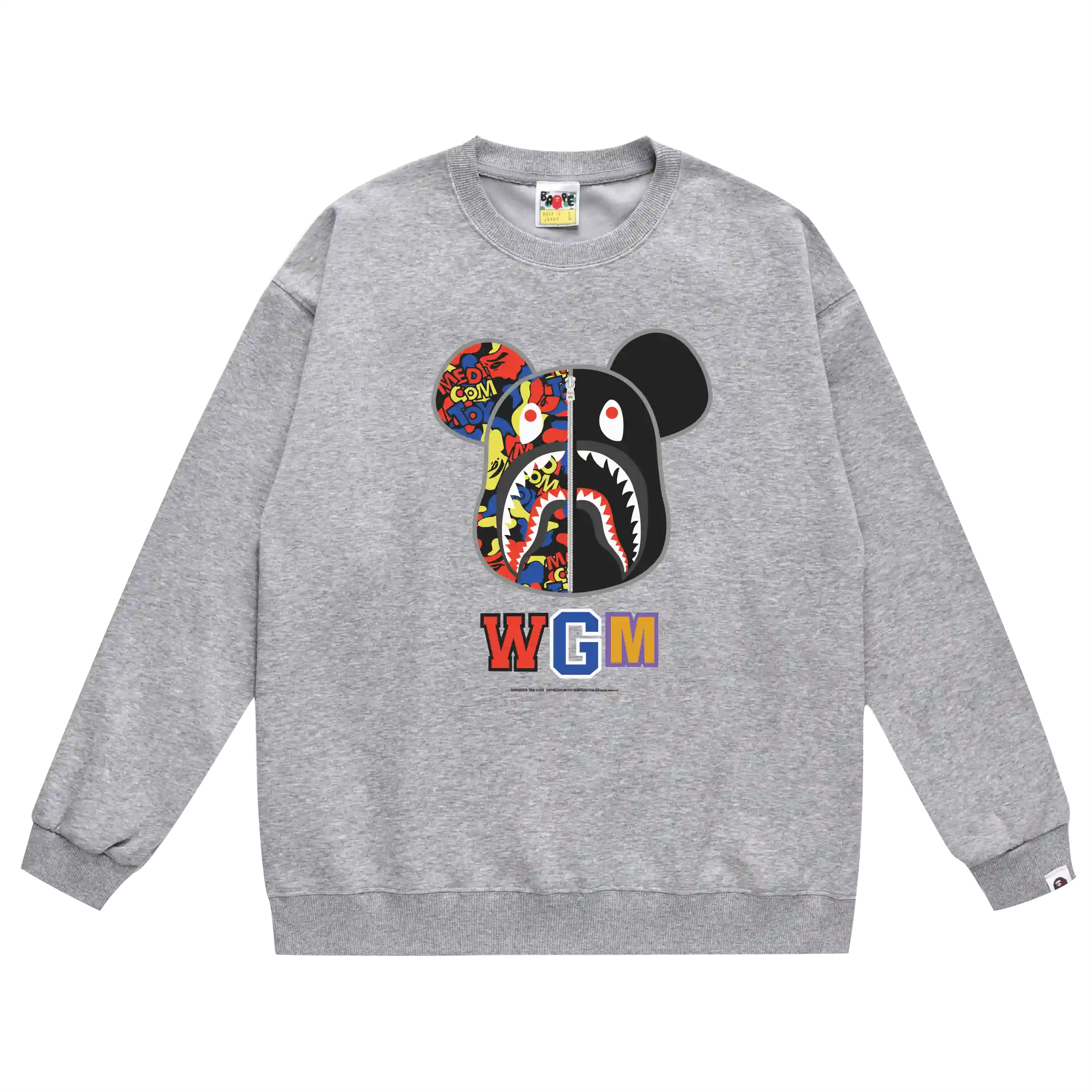Bape WGM Shark Face Sweatshirt