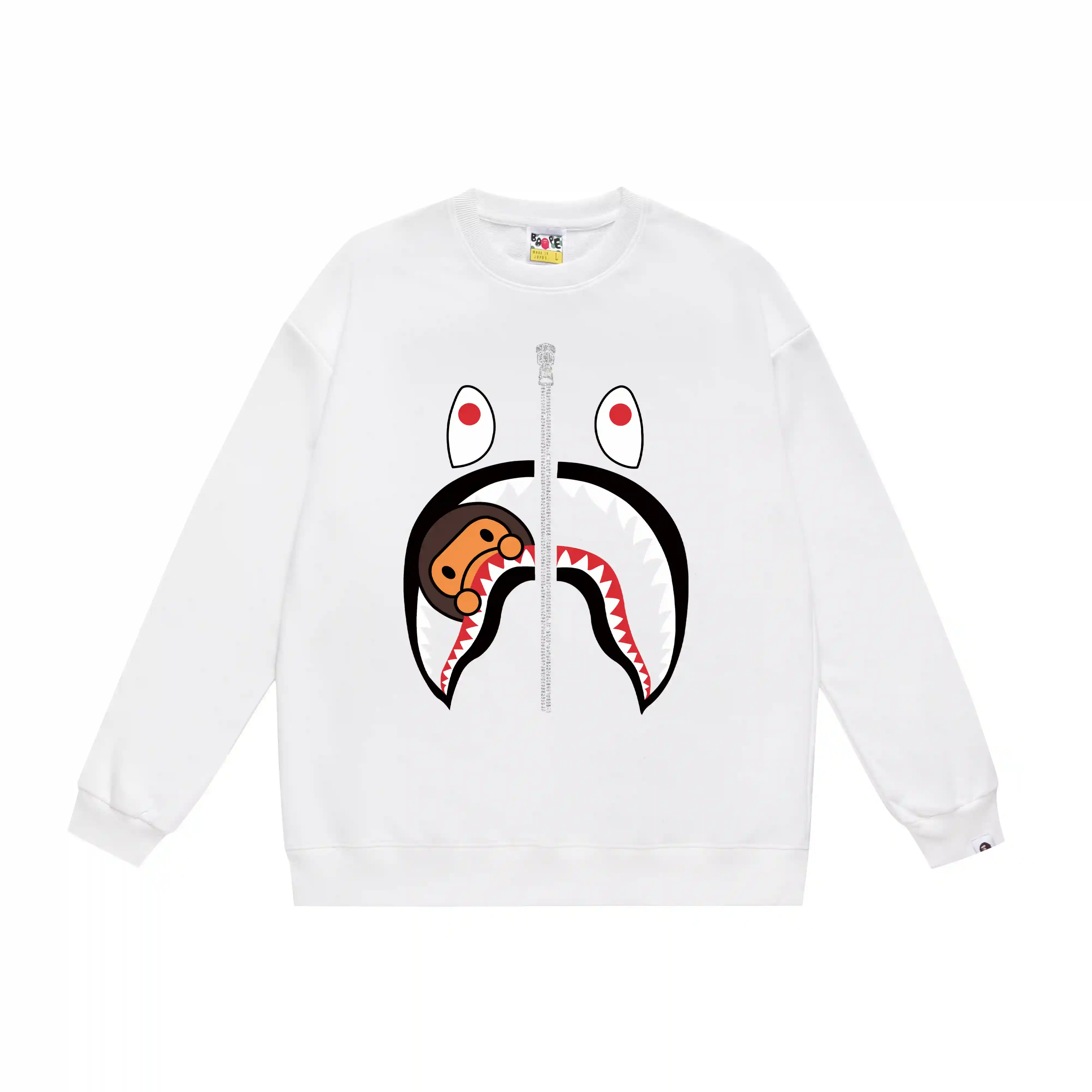 Bape WGM Shark Face Sweatshirt 2
