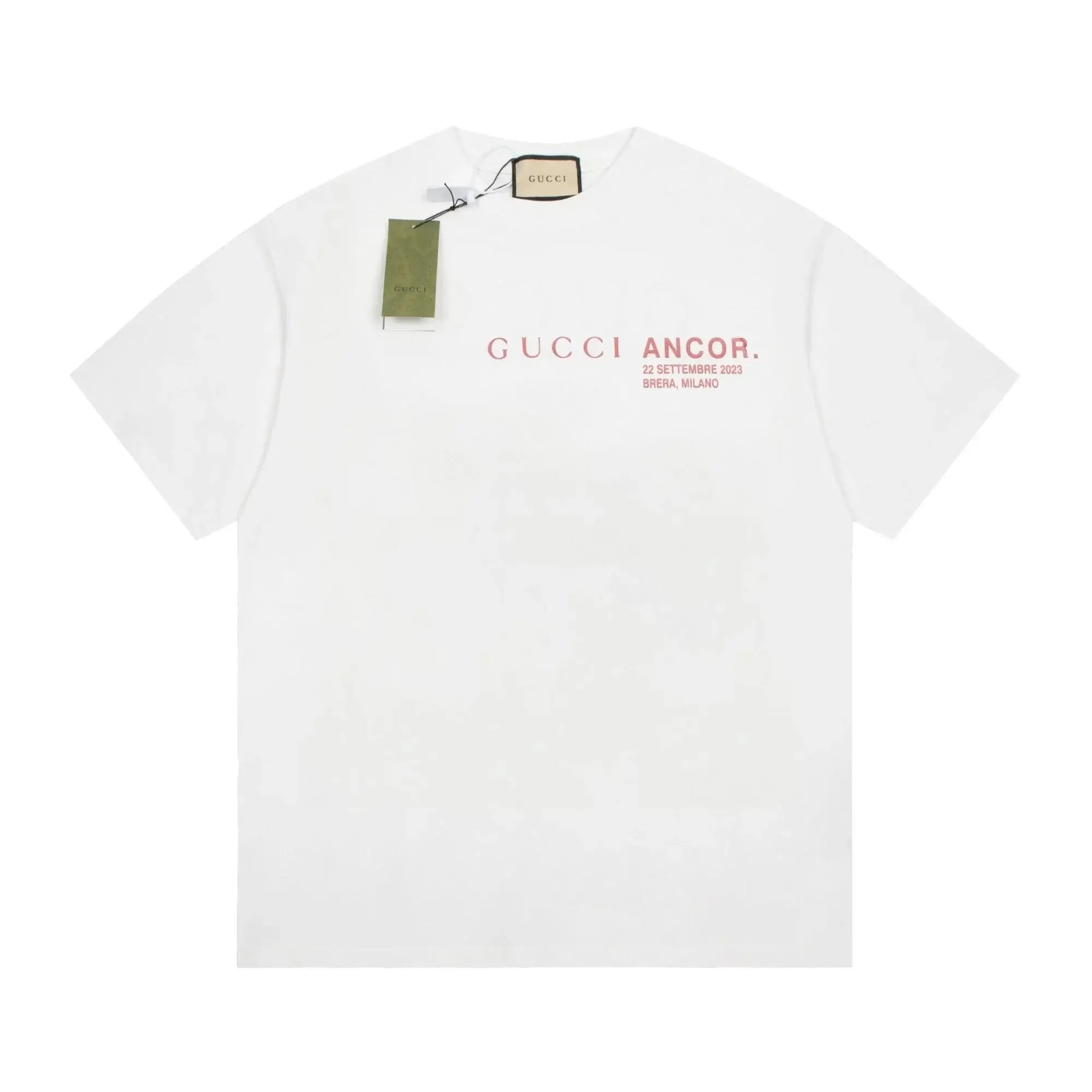 Gucci Ancor T-Shirt - White with Red Print