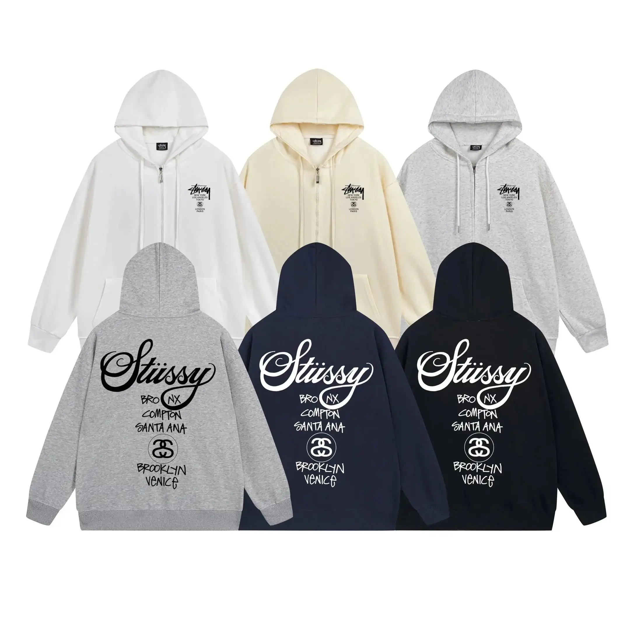 Stussy 8-Ball Hoodie - Black | Streetwear Fashion