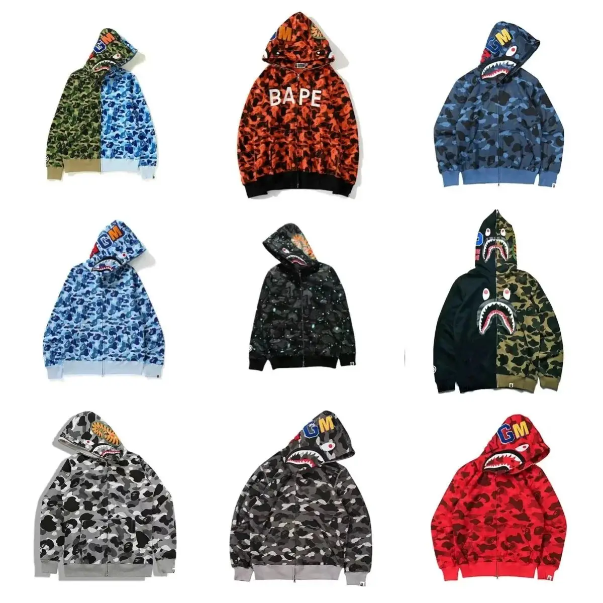 BAPE Shark Hoodie [16 styles] 2